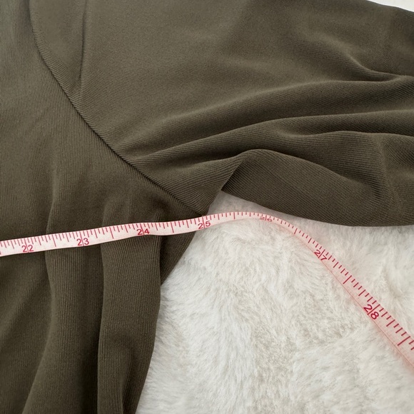 NWT A New Day Olive Green Ruched Long Sleeve Bodysuit Size 2X - Picture 7 of 11